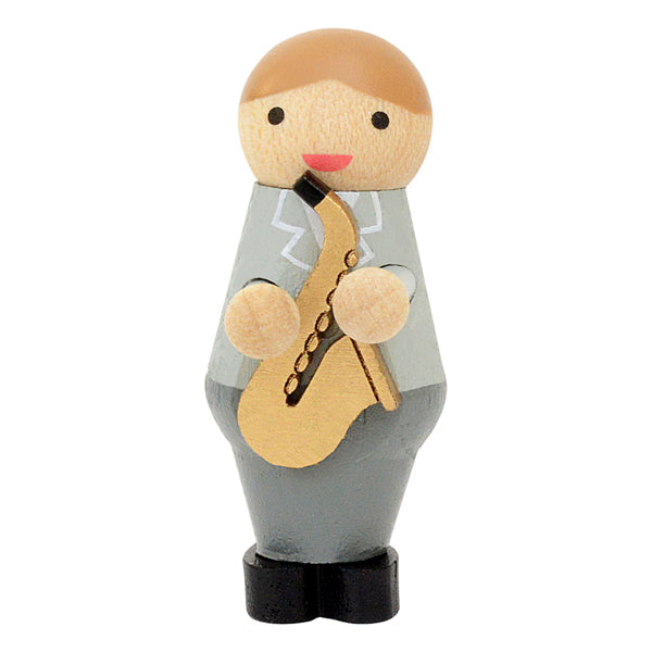 Figura DIY Wooderful life - Man playing Saxophone (Hombre Saxofonista)