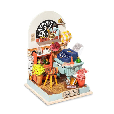 Puzzle 3D Robotime casita miniatura - Record Mood (Study)