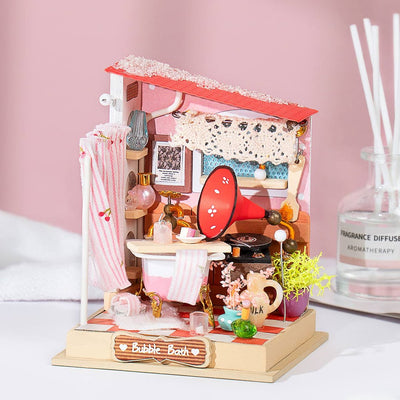 Puzzle 3D Robotime casita miniatura - Bubble Bath