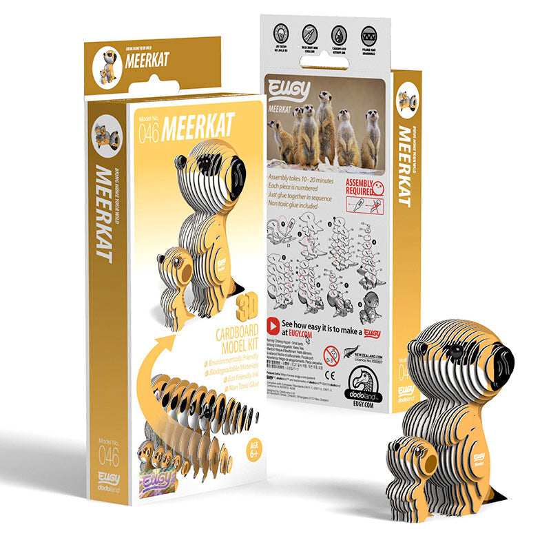 Puzzle 3D Eugy Dodoland- Meerkat o Suricata 🐾