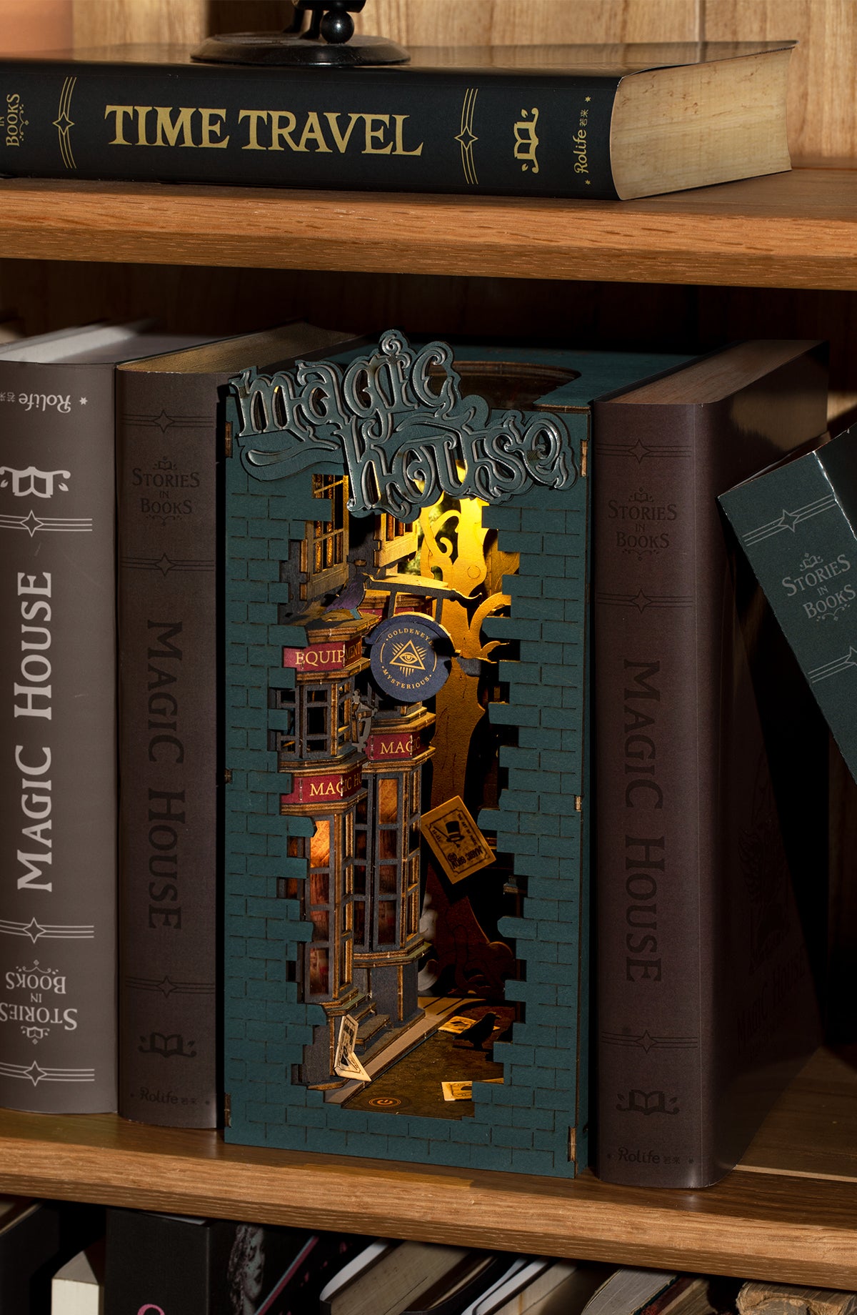Puzzle 3D ministura Robotime Book Nook - Magic House TGB03