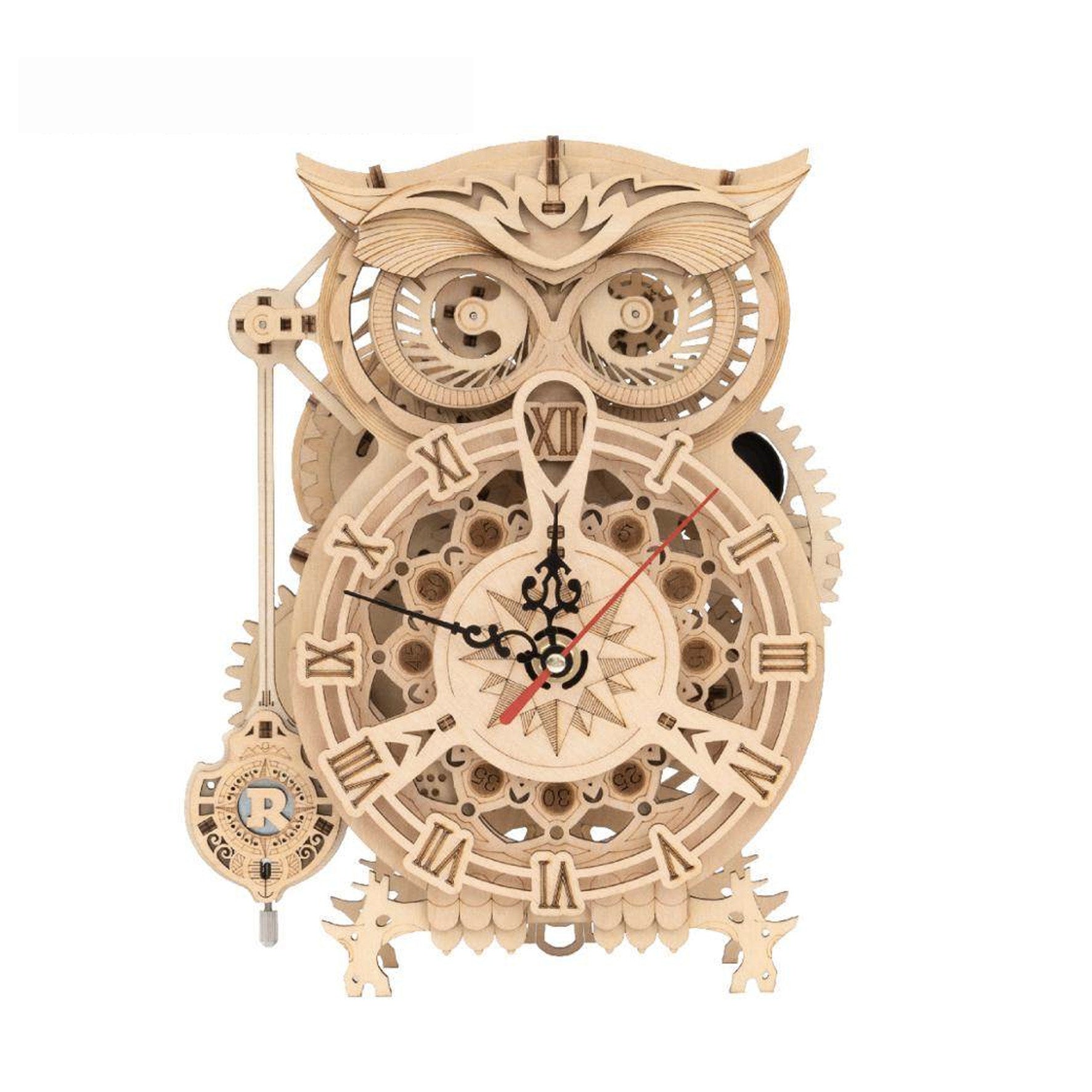 Puzzle 3D madera Robotime –  Owl Clock (reloj Búho)