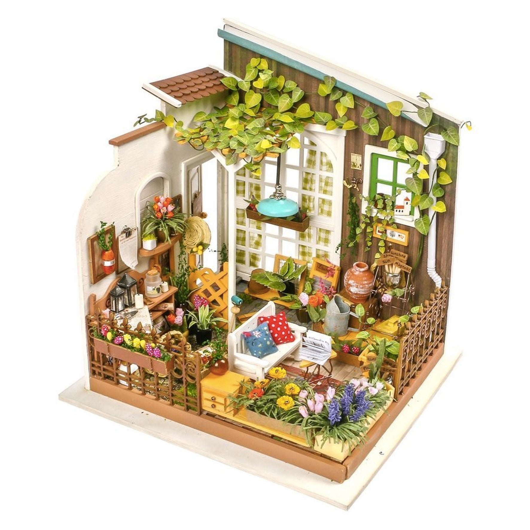 Puzzle 3D Robotime miniatura Miller s Garden DG108 Wood and
