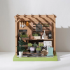 Puzzle 3D papel PaperNthought -GOOD TIMES LANDSCAPE / HERBS SHED (Jardín Mini)