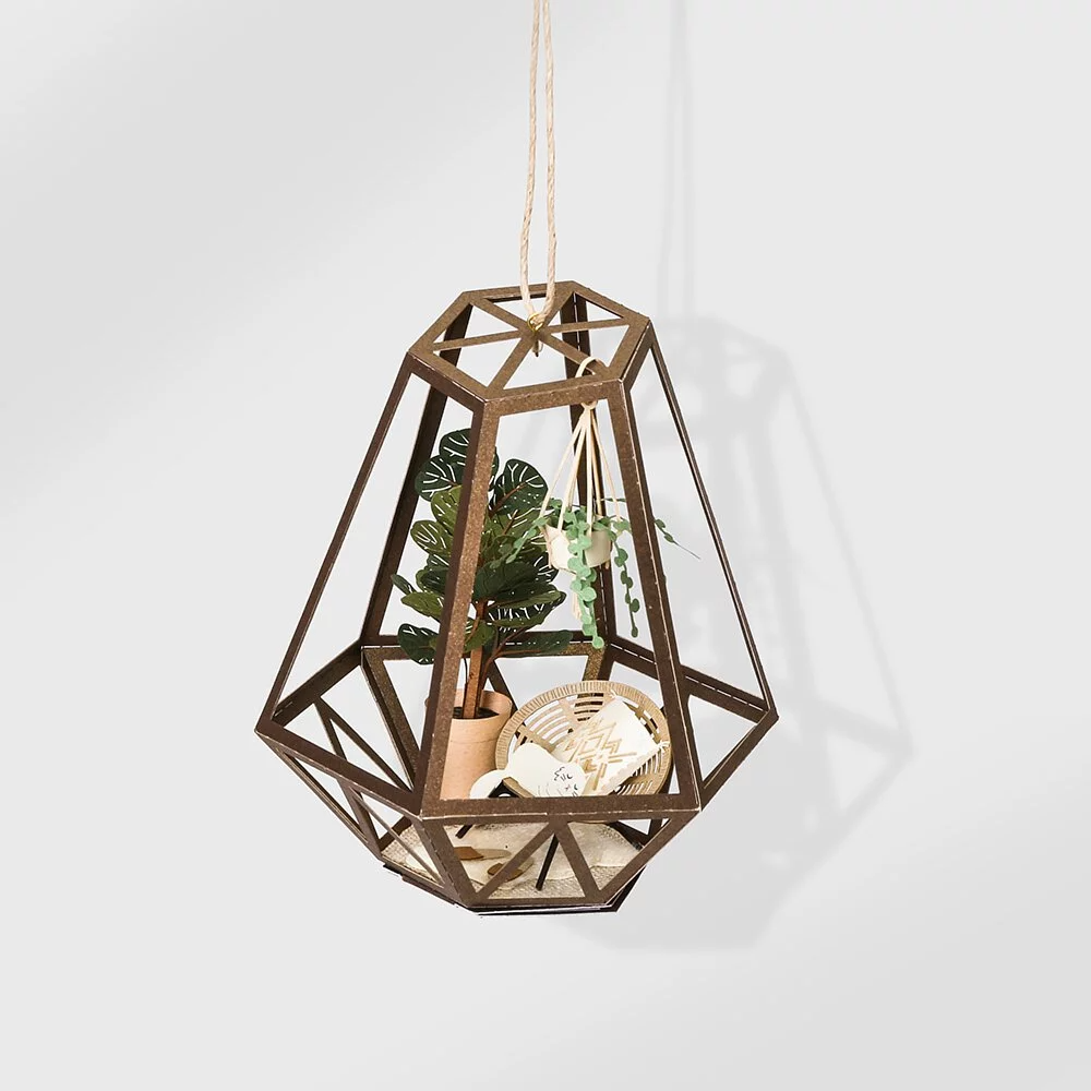 PUZZLE 3D PAPEL -KIT DIY  / FIDDLE LEAF FIG & CAT