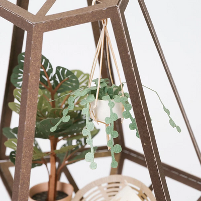 PUZZLE 3D PAPEL -KIT DIY  / FIDDLE LEAF FIG & CAT