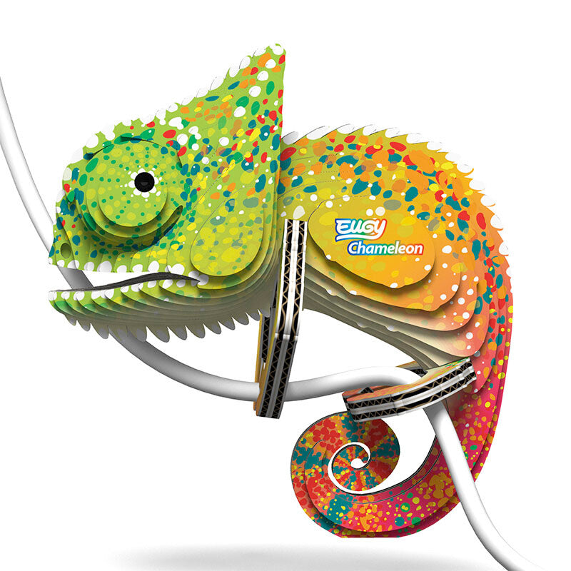 Puzzle 3D Eugy Dodoland - Chameleon (Camaleón)