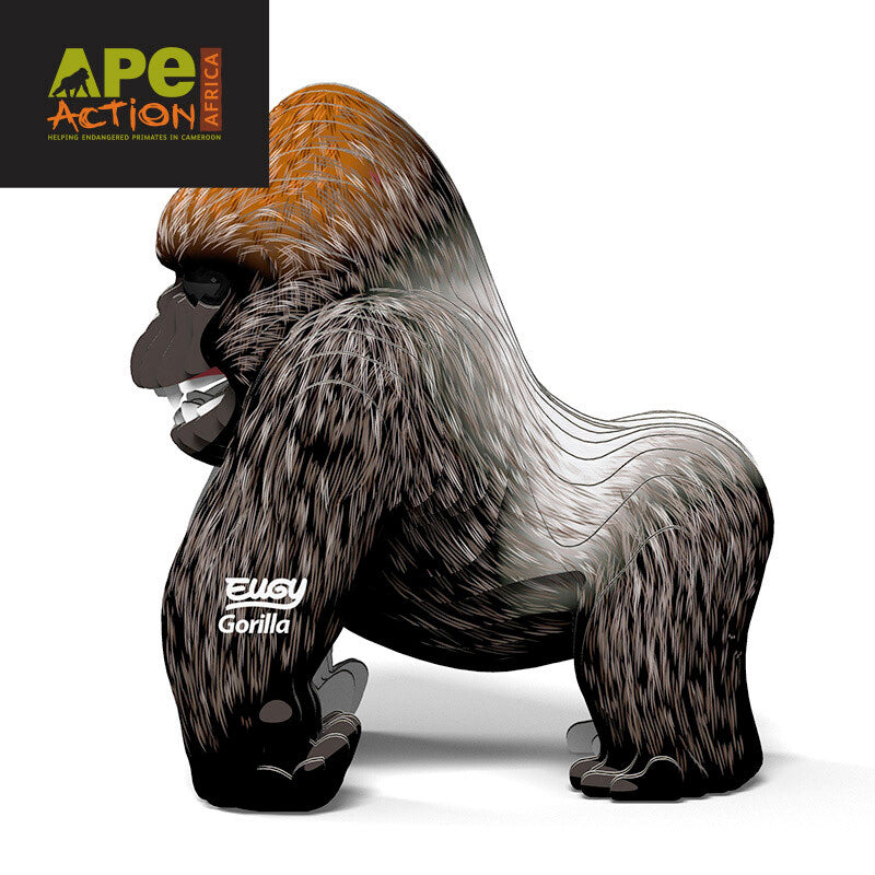 Puzzle 3D Eugy Dodoland - Gorila 🦍 (gorilla)