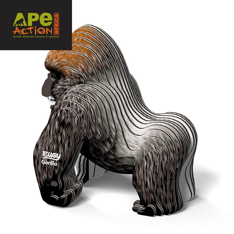 Puzzle 3D Eugy Dodoland - Gorila 🦍 (gorilla)