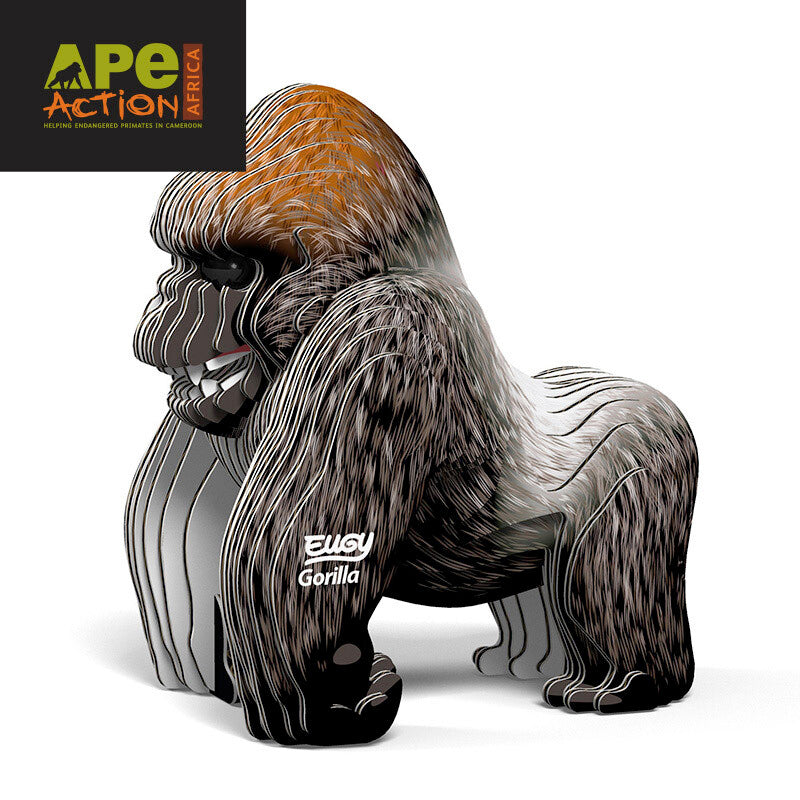 Puzzle 3D Eugy Dodoland - Gorila 🦍 (gorilla)