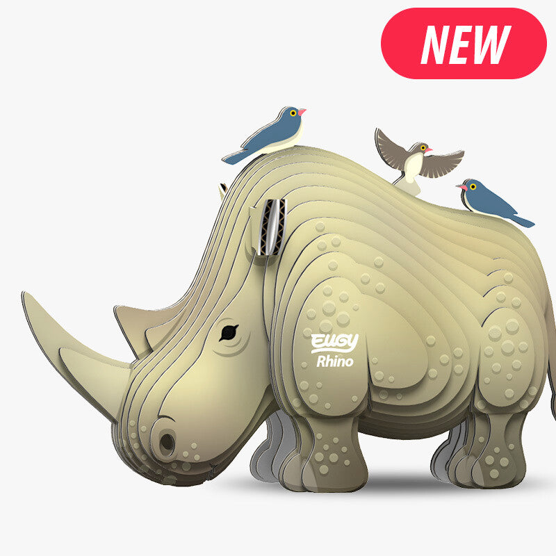 Puzzle 3D Eugy Dodoland - Rhino (Rinoceronte)