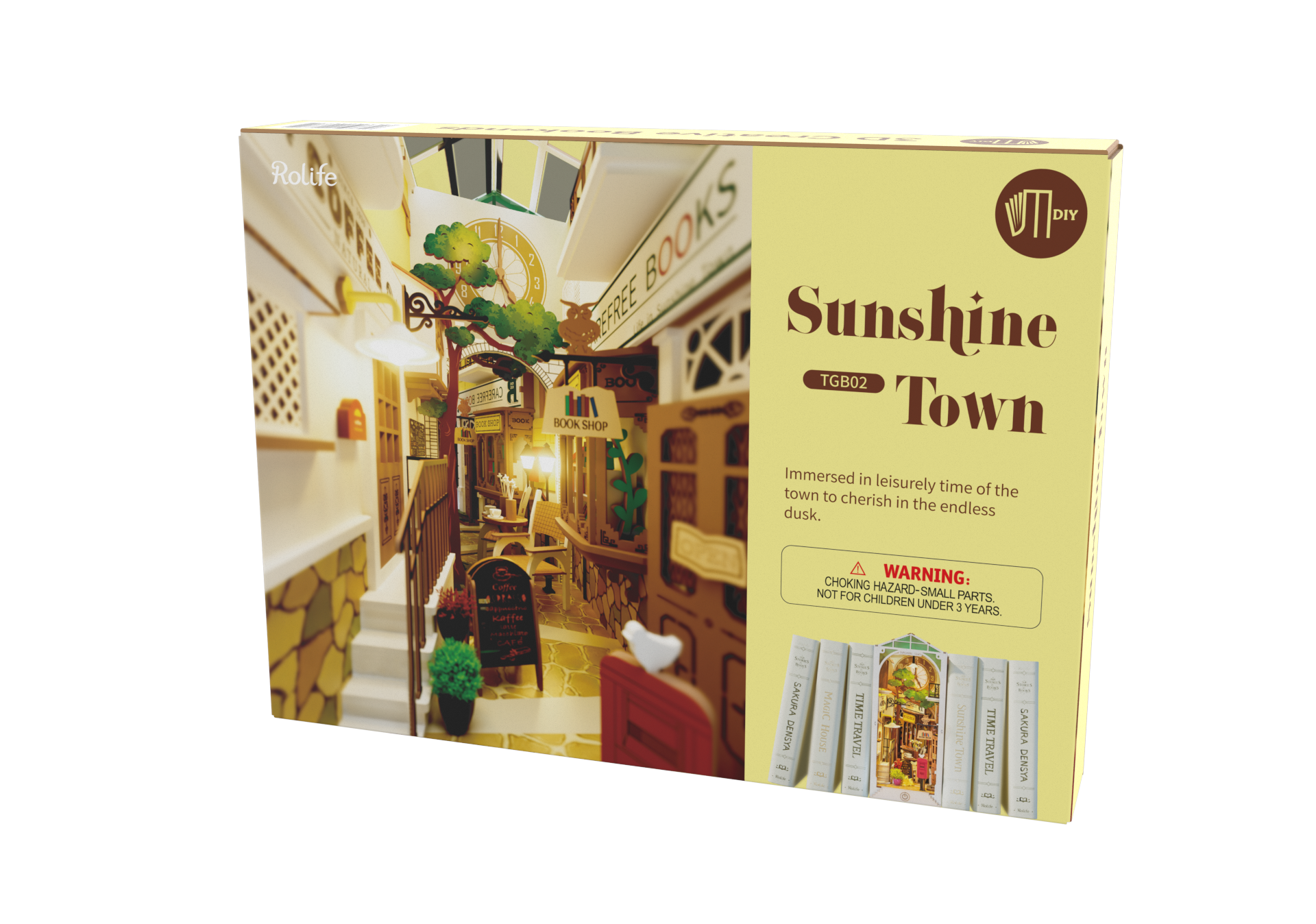 Separador de Libros Sunshine Town Book Nook Robotime TGB02