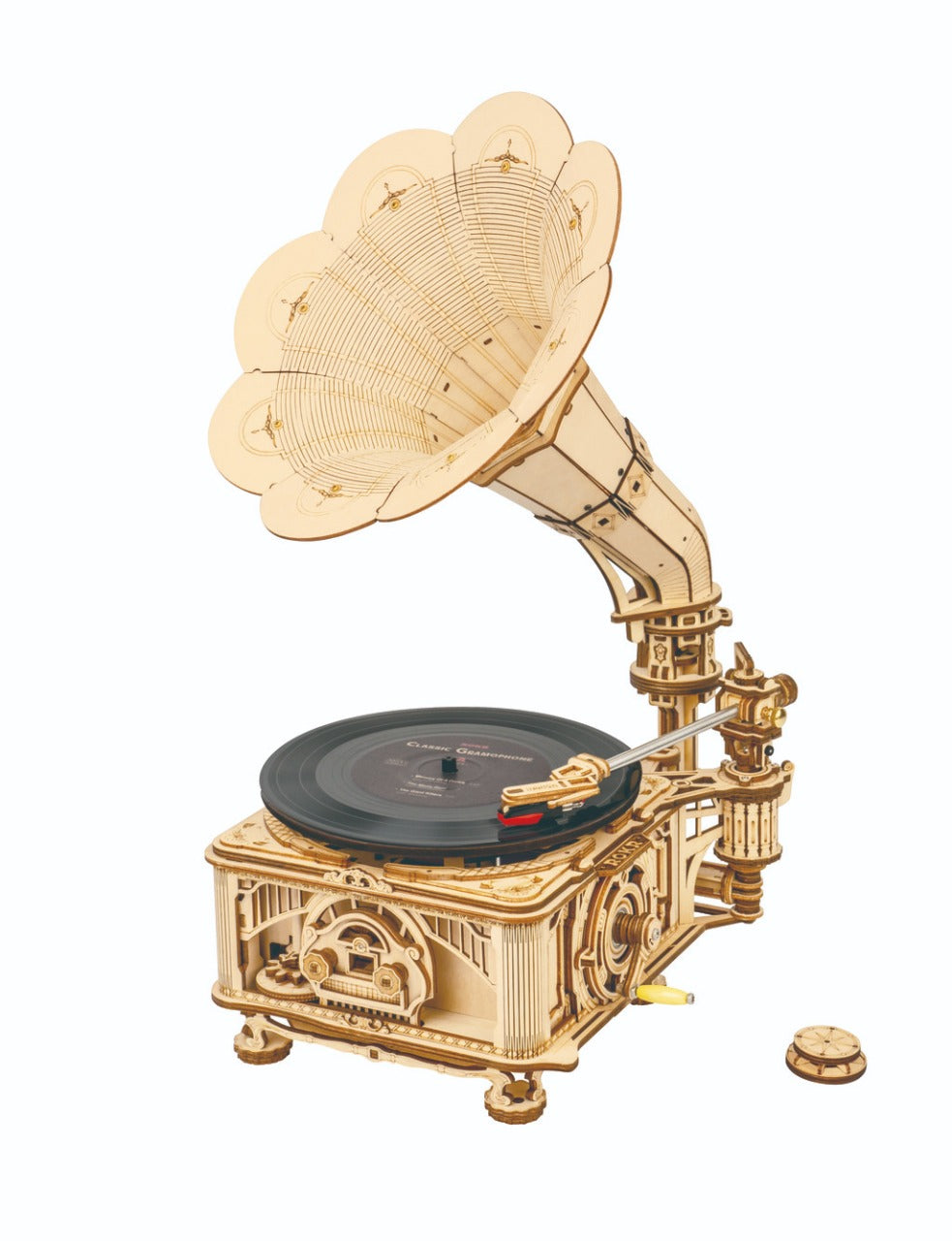 3D de madera Robotime - Classical Gramophone (Vitrola) - Wood and