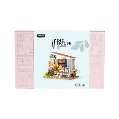 Puzzle 3D Robotime casita miniatura - Lily's Porch