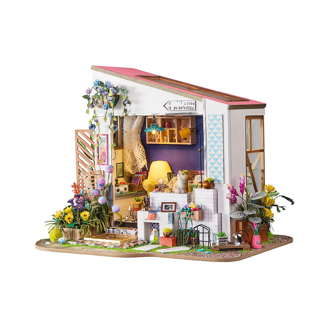 Puzzle 3D Robotime casita miniatura - Lily's Porch