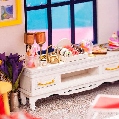 Puzzle 3D Robotime casita miniatura - Party Time