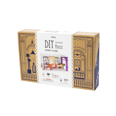 Puzzle 3D Robotime casita miniatura - Party Time