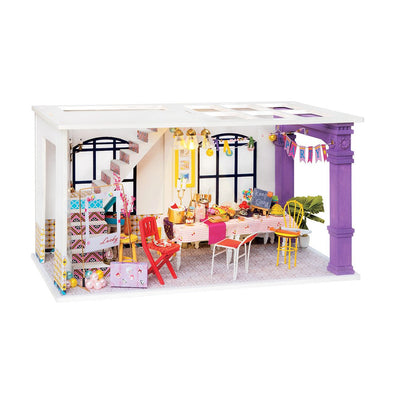 Puzzle 3D Robotime casita miniatura - Party Time