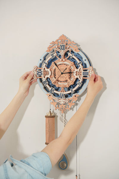 Puzzle 3d madera Robotime - Romantic Notes Wall Clock (Reloj mural romántico)