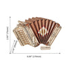 Puzzle 3D madera Robotime - Accordion (Acordeón)