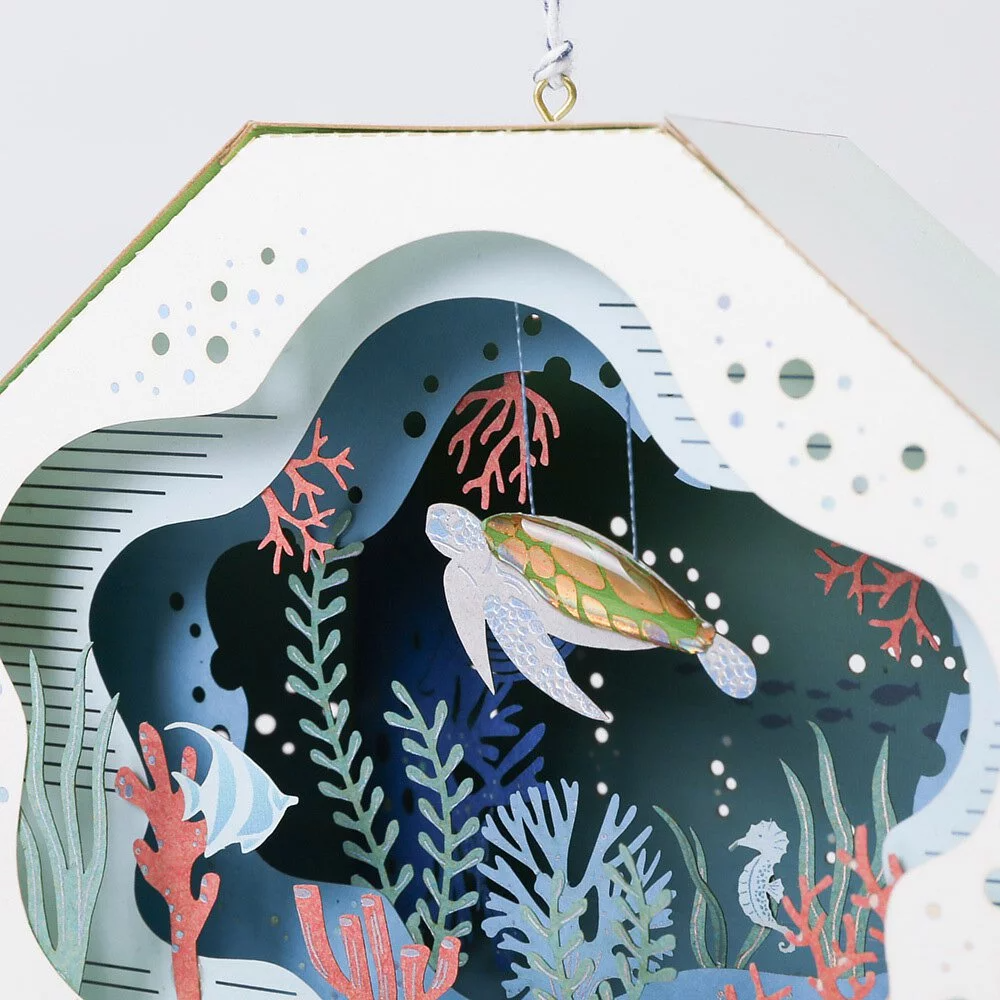 Puzzle 3d papel PaperNthought- DIY KIT / SEA WORLD (Mundo marino)