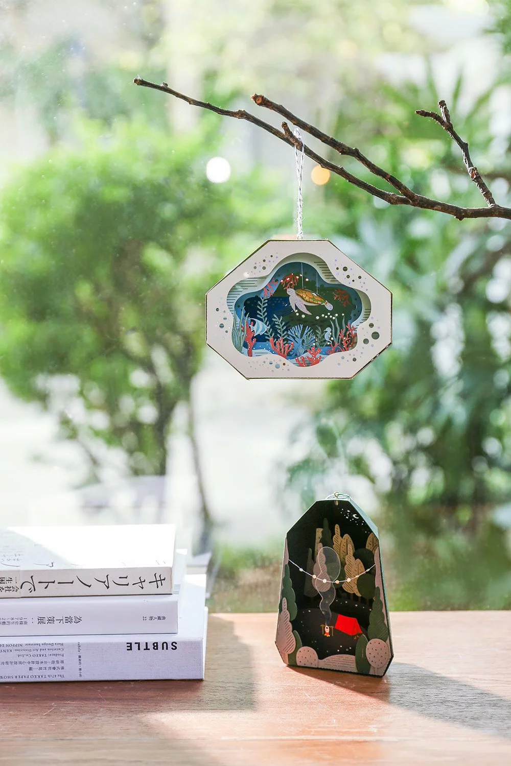 Puzzle 3d papel PaperNthought- DIY KIT / SEA WORLD (Mundo marino)