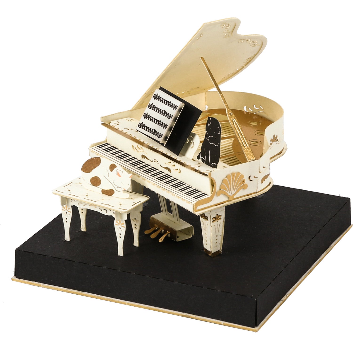 Puzzle 3d papel PaperNthought - VINTAGE DIY KIT / PIANO