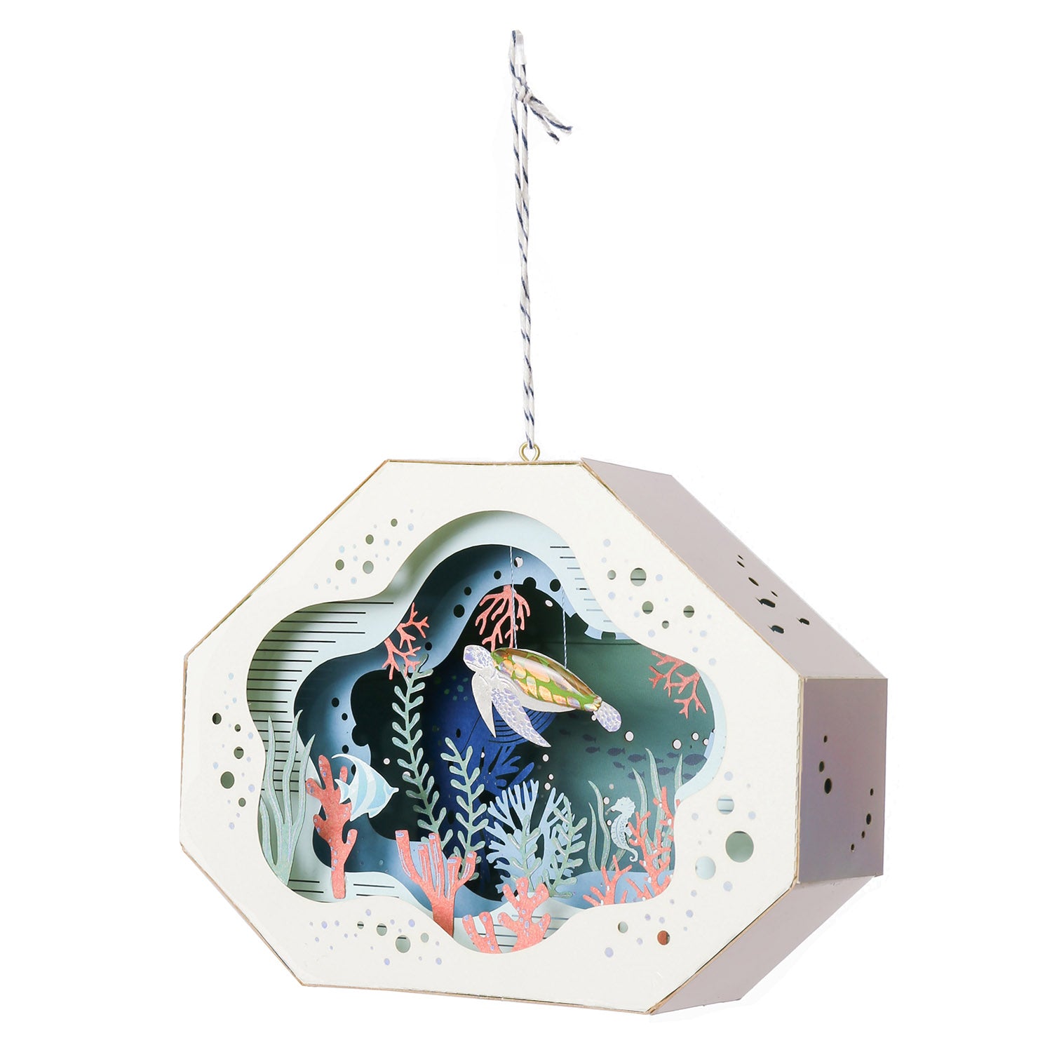 Puzzle 3d papel PaperNthought- DIY KIT / SEA WORLD (Mundo marino)