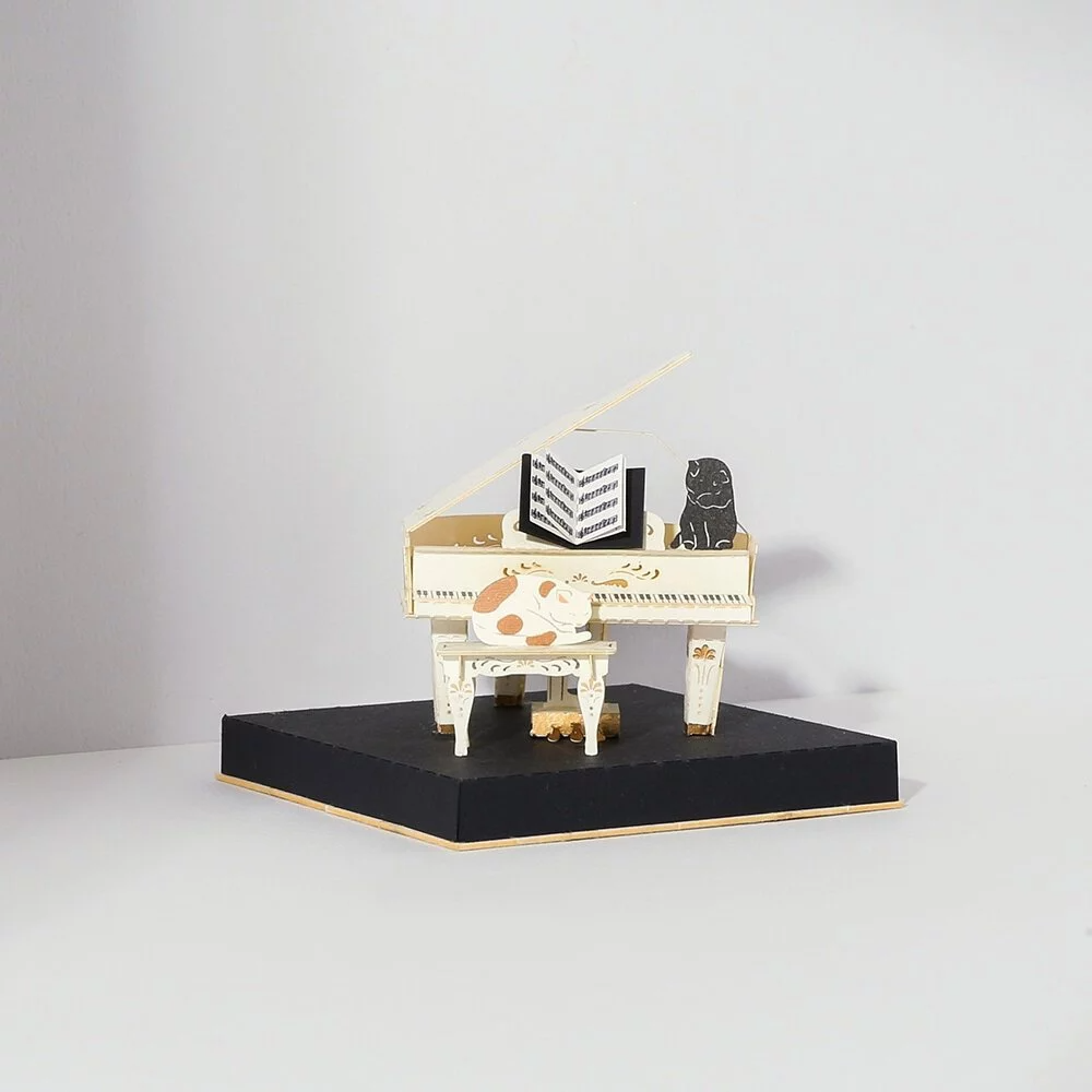 Puzzle 3d papel PaperNthought - VINTAGE DIY KIT / PIANO