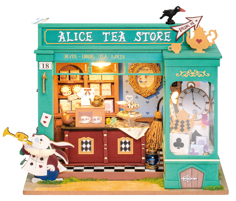 Puzzle 3D Robotime Casita Miniatura - Alice's Tea Store