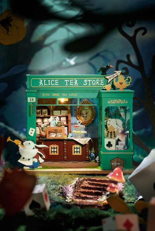 Puzzle 3D Robotime Casita Miniatura - Alice's Tea Store