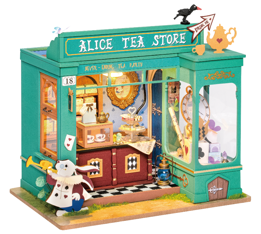 Puzzle 3D Robotime Casita Miniatura - Alice's Tea Store