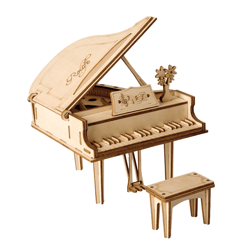 Puzzle 3D Madera Robotime- Grand Piano