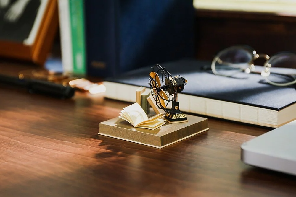 Puzzle 3d papel PaperNthought - VINTAGE DIY KIT / FAN (Ventilador retro)